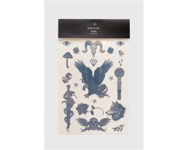 Medicine tatuaje temporare 2-pack