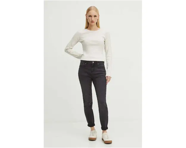 Medicine jeansi femei, culoarea negru