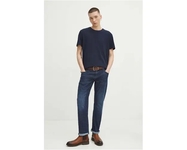 Medicine jeans barbati, culoarea bleumarin