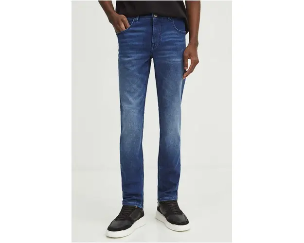 Medicine jeans barbati, culoarea bleumarin