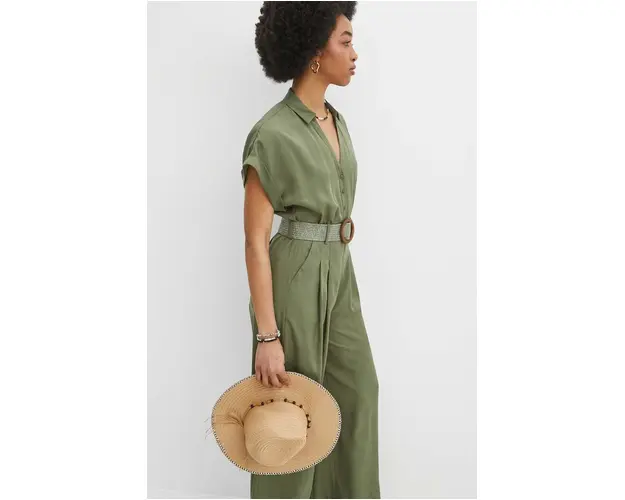 Medicine salopeta culoarea verde, cu guler