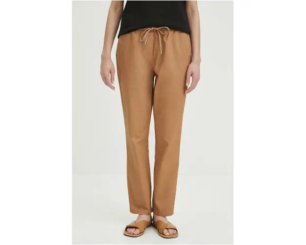 Medicine pantaloni femei, culoarea bej