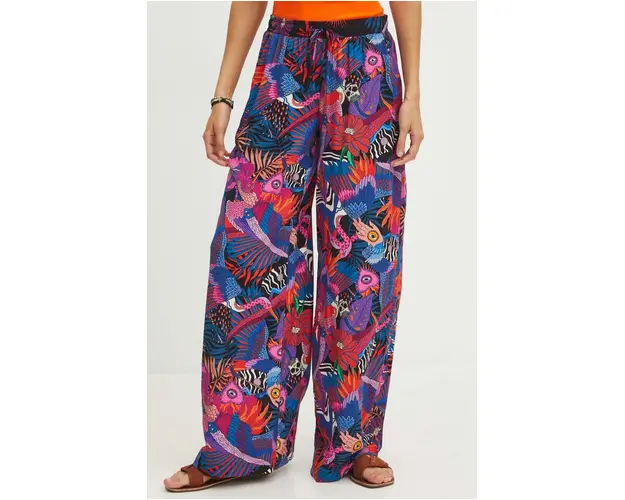 Medicine pantaloni femei, lat, high waist