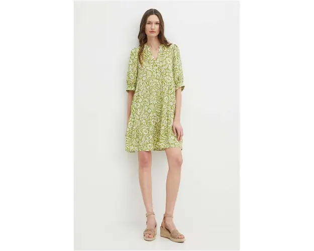 Medicine rochie culoarea verde, mini, oversize