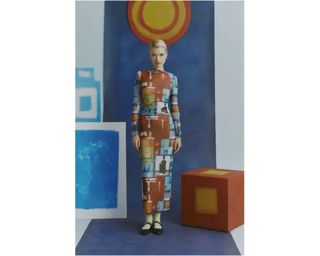 Medicine rochie maxi, mulata