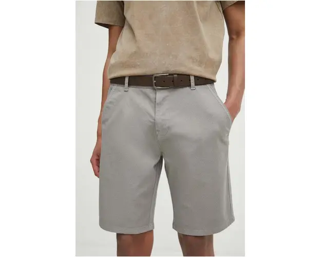 Medicine pantaloni scurti din bumbac barbati, culoarea gri