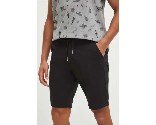 Medicine pantaloni scurti barbati, culoarea negru