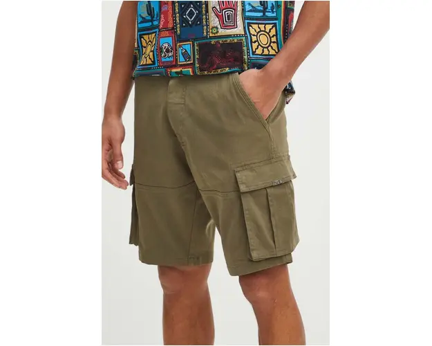 Medicine pantaloni scurti barbati, culoarea verde