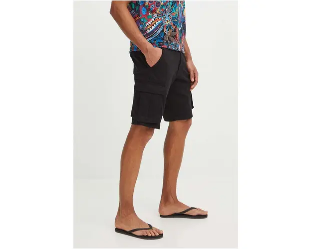 Medicine pantaloni scurti barbati, culoarea negru