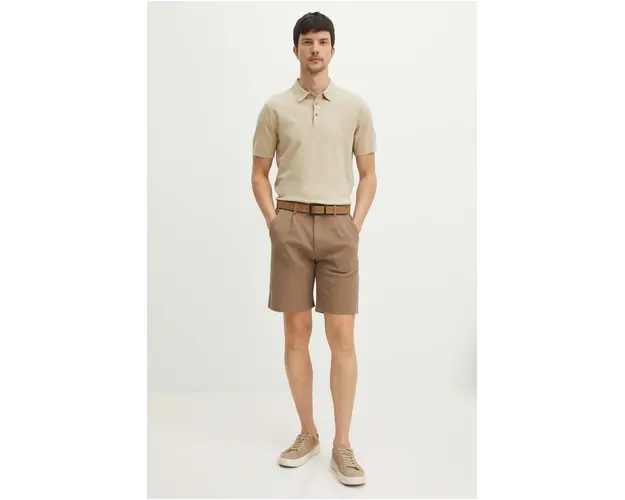 Medicine pantaloni scurti barbati, culoarea maro