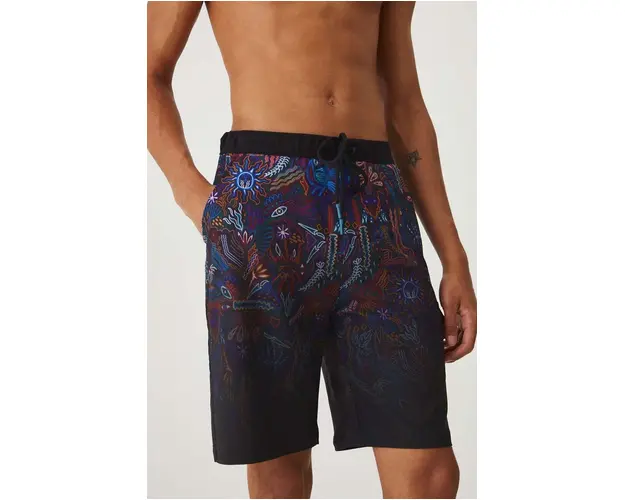 Medicine pantaloni scurti de baie barbati, culoarea negru