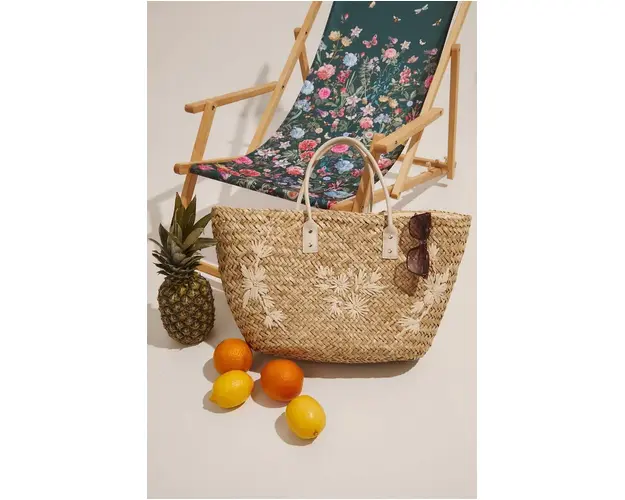 Medicine geanta de plaja culoarea bej