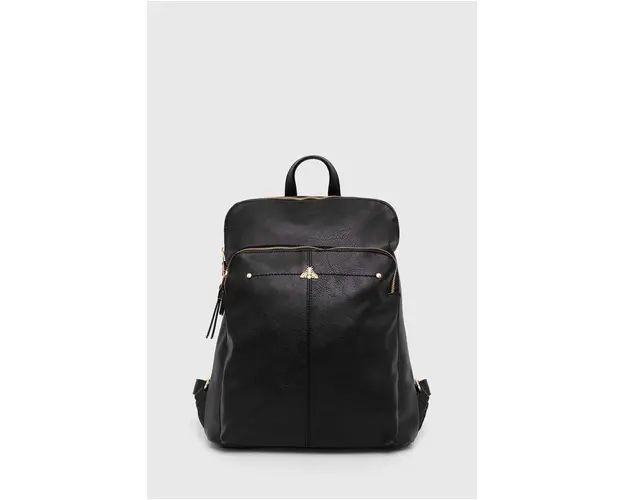 Medicine rucsac femei, culoarea negru, mare, neted