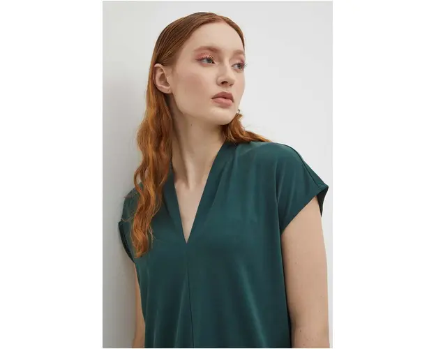 Medicine tricou femei, culoarea verde