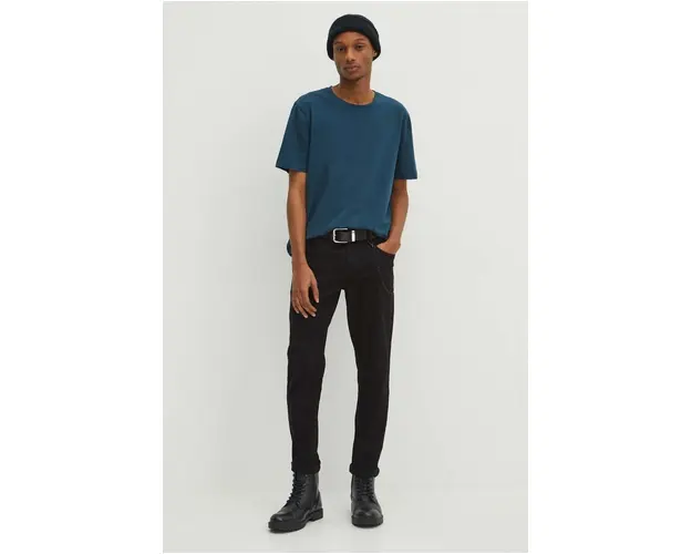 Medicine tricou din bumbac barbati, culoarea verde, modelator