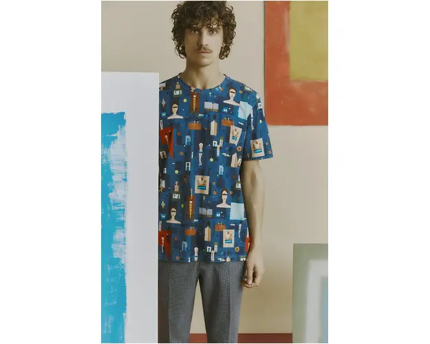 Medicine tricou din bumbac barbati, modelator