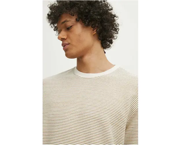 Medicine tricou barbati, culoarea bej