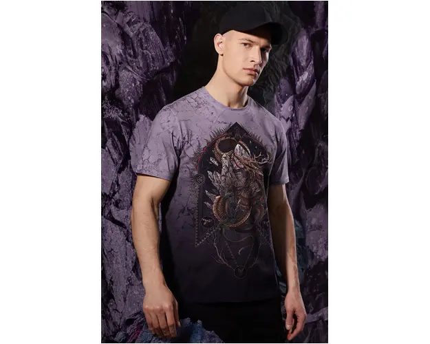 Medicine tricou barbati, culoarea gri, modelator