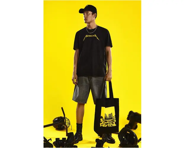 Medicine tricou din bumbac barbati, culoarea negru, cu imprimeu