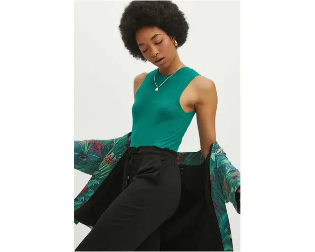 Medicine tricou femei, culoarea verde