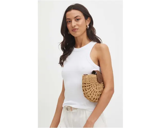 Medicine top femei, culoarea alb