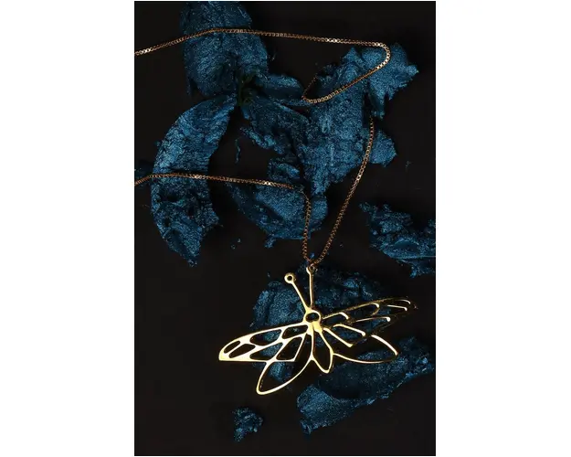 Medicine colier din argint placat cu aur