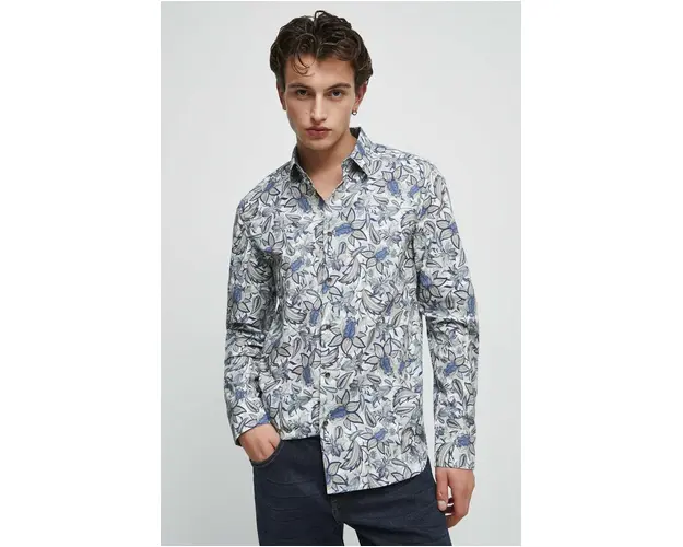 Medicine camasa barbati, cu guler clasic, slim