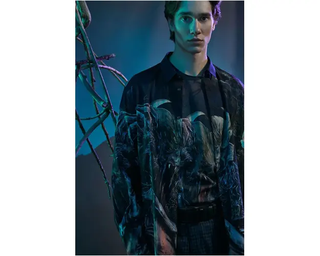 Medicine camasa barbati, cu guler clasic, regular