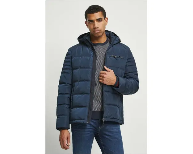 Medicine geaca barbati, culoarea bleumarin, de tranzitie