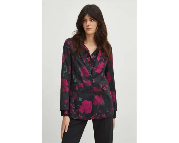 Medicine sacou femei, un singur rand de nasturi, modelator