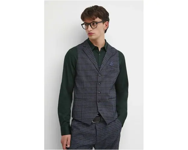 Medicine vesta barbati, culoarea bleumarin