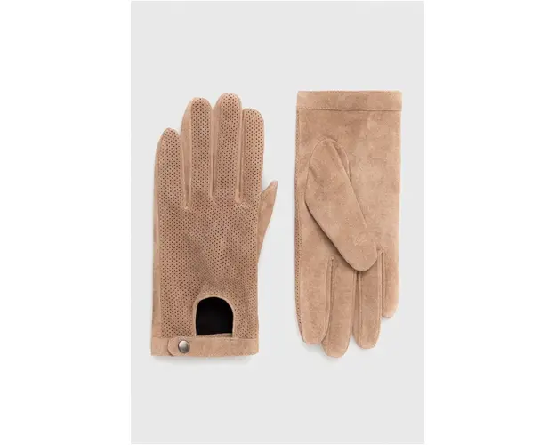 Medicine manusi din piele de caprioara culoarea bej