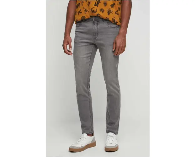 Medicine jeansi barbati, culoarea gri