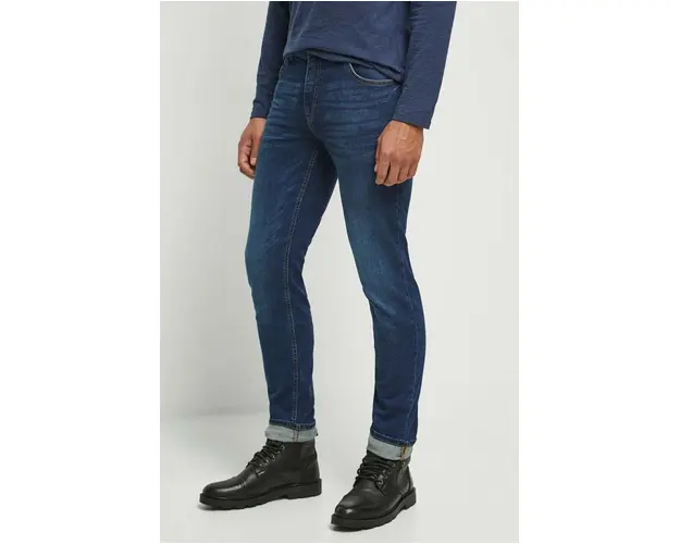Medicine jeans barbati, culoarea bleumarin