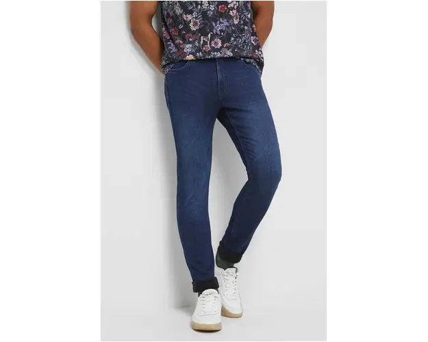 Medicine jeans barbati, culoarea bleumarin