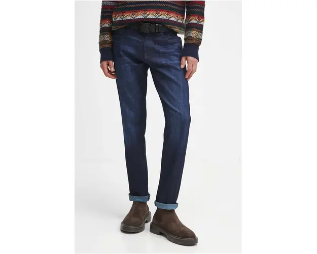 Medicine jeans barbati, culoarea bleumarin