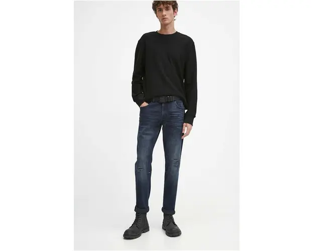 Medicine jeans barbati, culoarea bleumarin