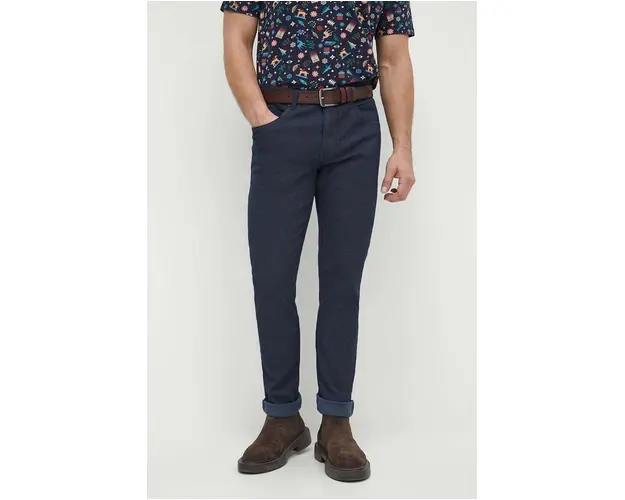 Medicine jeans barbati, culoarea bleumarin