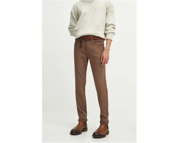 Medicine jeansi barbati, culoarea maro