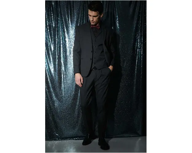 Medicine pantaloni barbati, culoarea negru, mulata