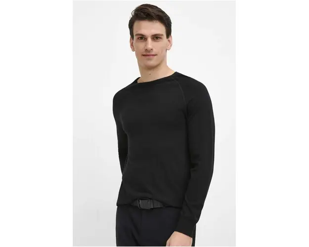 Medicine pulover barbati, culoarea negru, light