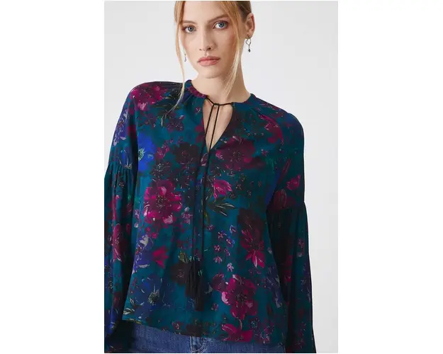 Medicine bluza femei, culoarea turcoaz, modelator