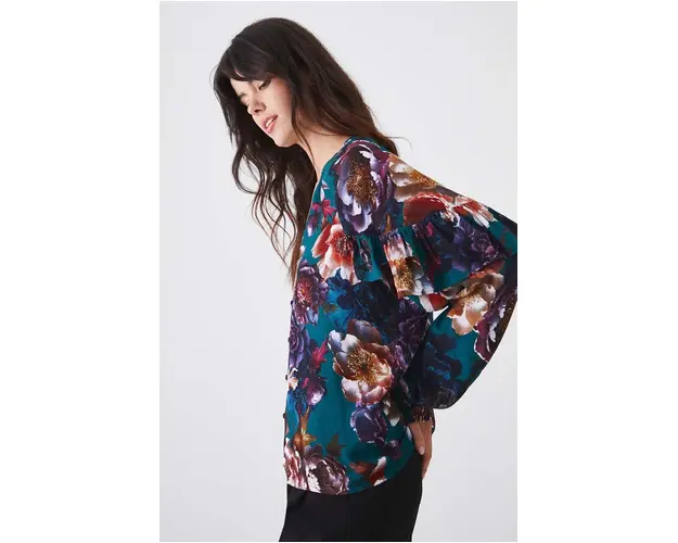 Medicine bluza femei, culoarea verde, modelator