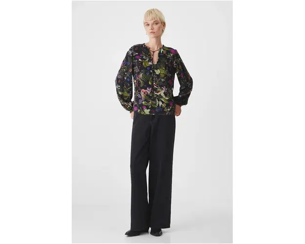 Medicine bluza femei, culoarea negru, modelator