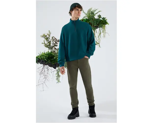 Medicine bluza barbati, culoarea verde, cu imprimeu