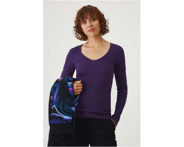 Medicine longsleeve femei, culoarea violet