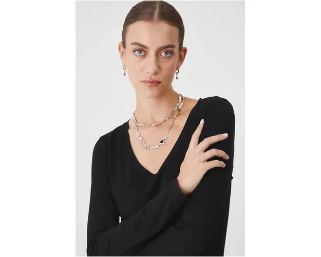 Medicine longsleeve femei, culoarea negru