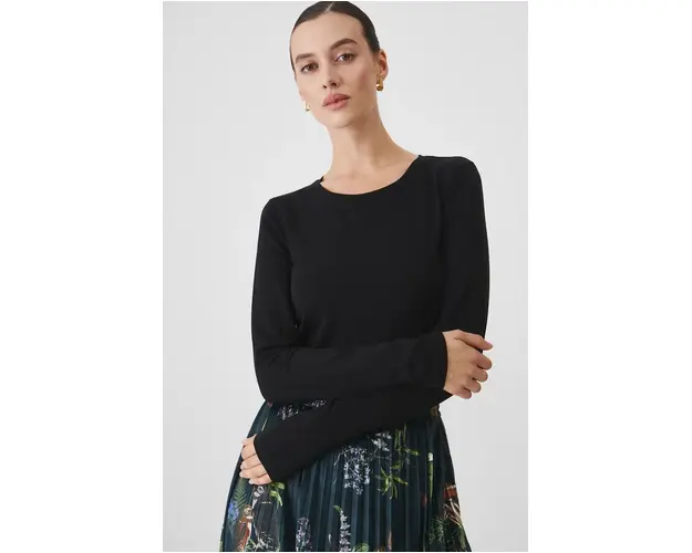 Medicine longsleeve femei, culoarea negru