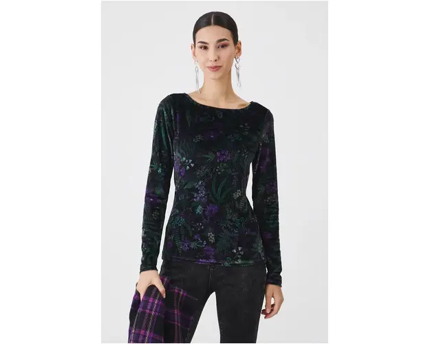 Medicine longsleeve femei, culoarea negru