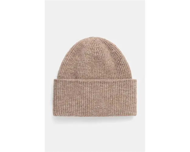 Medicine caciula din amestec de lana de oaie si alpaca femei, culoarea bej